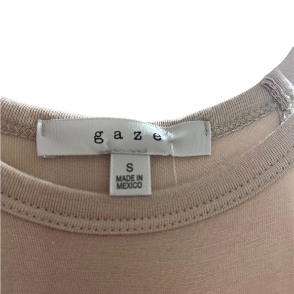 flowy shirt, brand name is Gaze, it’s a small, cream - Picture 2 of 3